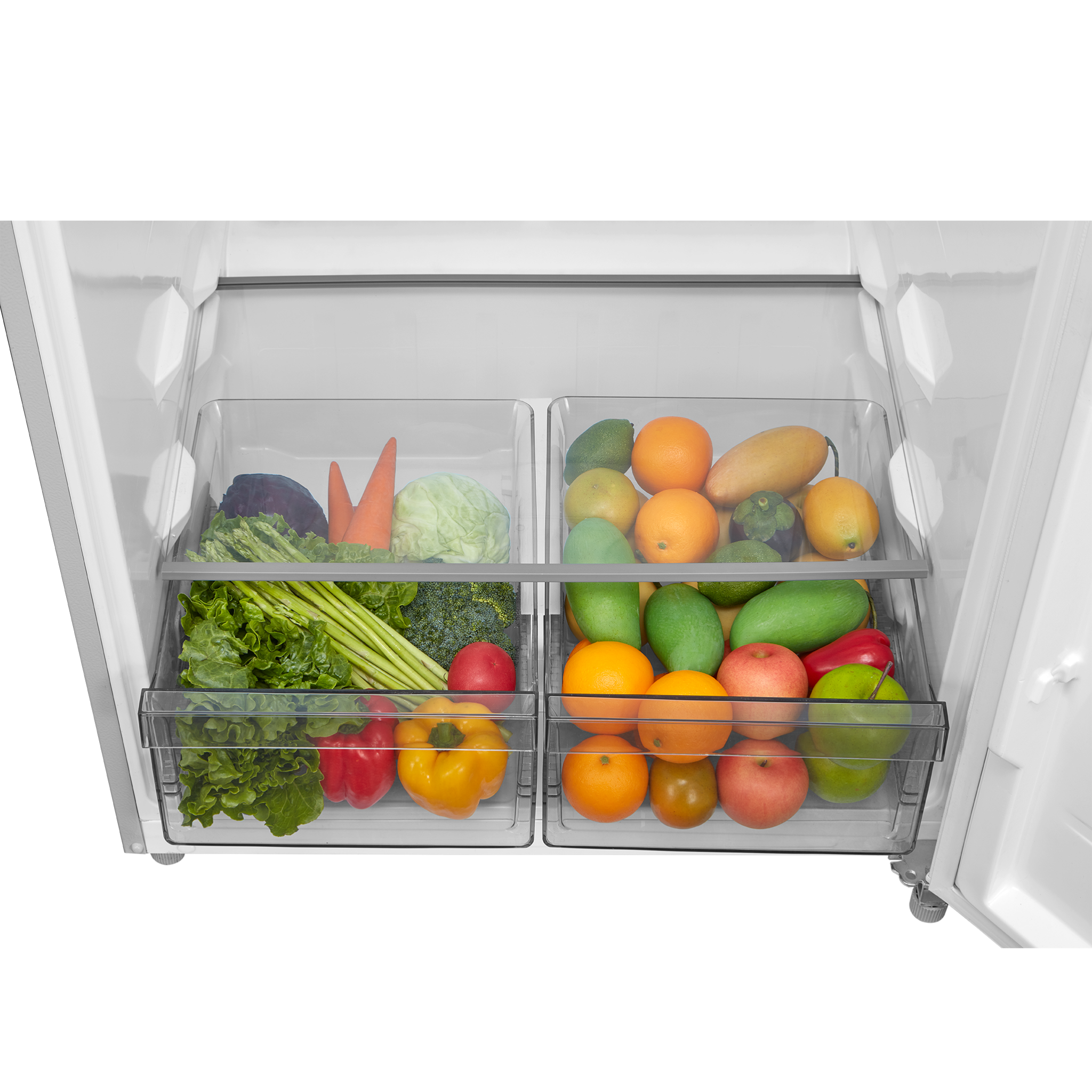 Midea - 20.5 cu. Ft Upright Freezer in Stainless - MRU21B6ASL