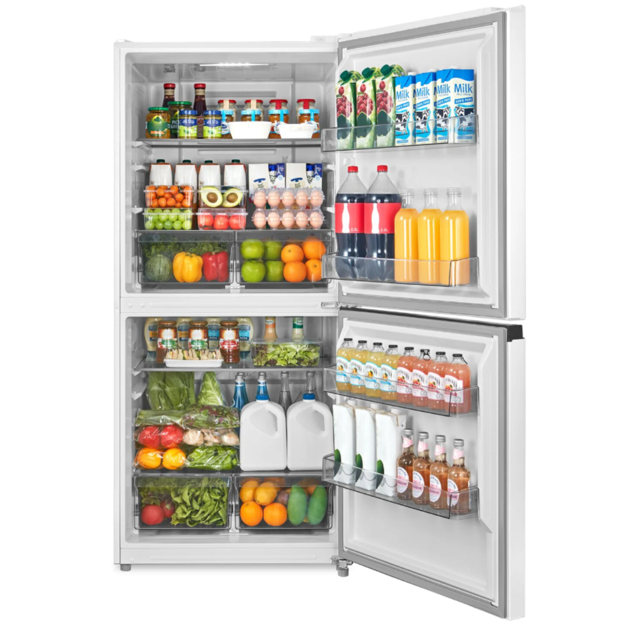 Midea - 29.72 Inch 20 cu. ft 3-in-1 Convertible Refrigerator Freezer in White - MRU21C7BWW