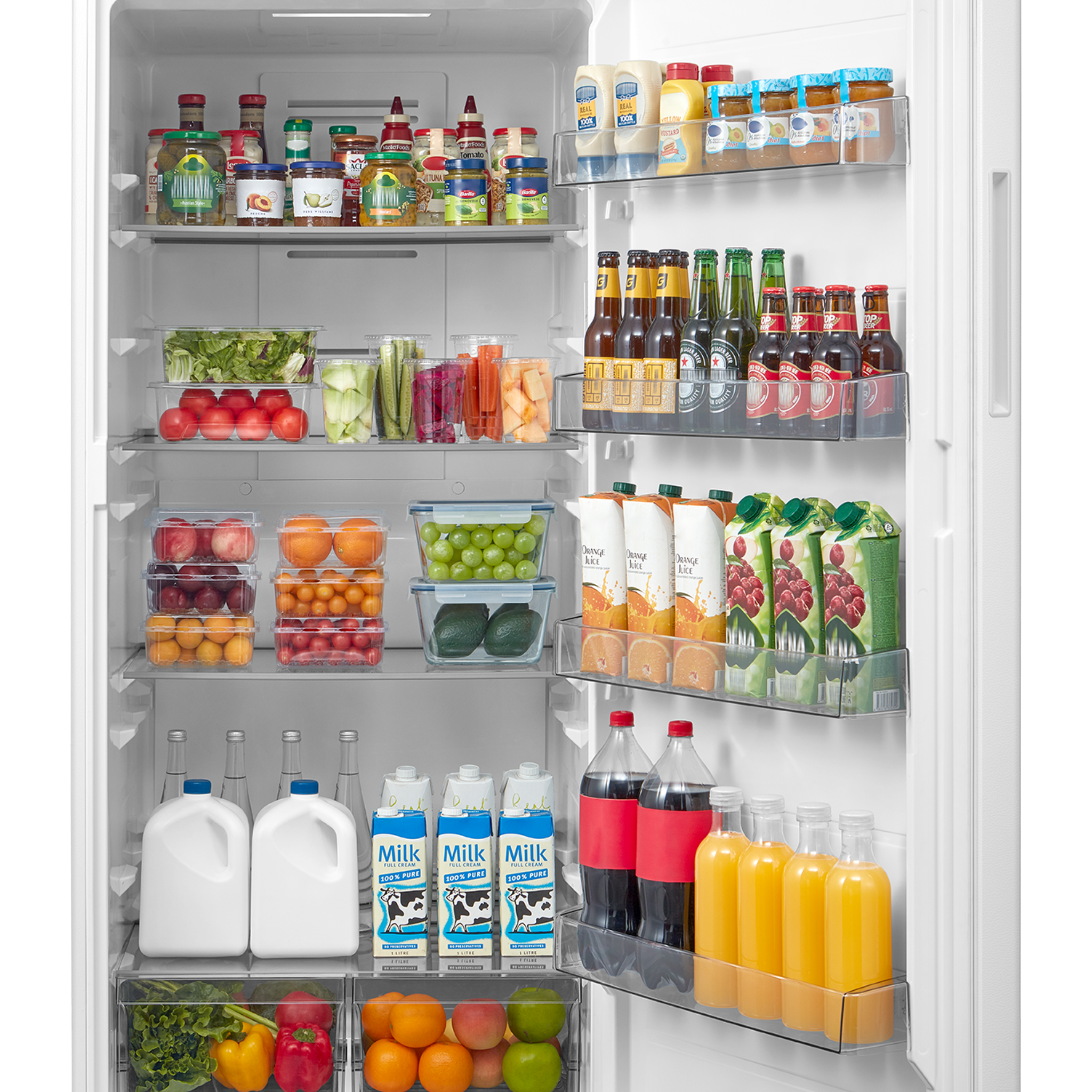 Midea - 20.5 cu. Ft Upright Freezer in White - MRU21F6AWW