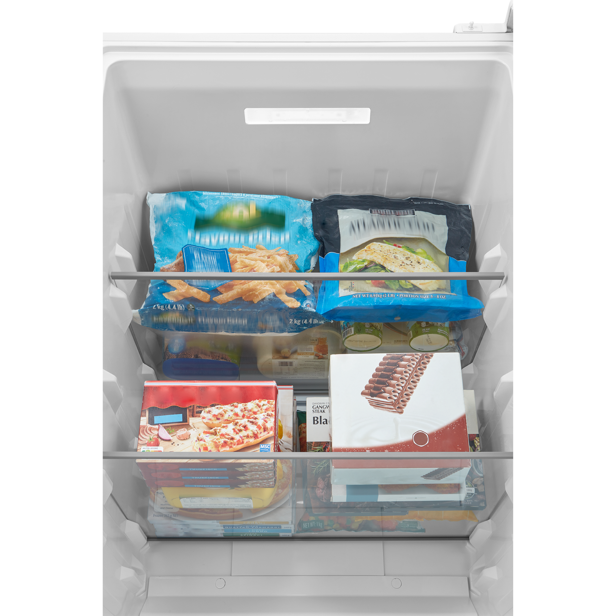 Midea - 20.5 cu. Ft Upright Freezer in White - MRU21F6AWW
