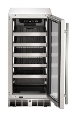 Marvel - 15 Inch 3 cu. ft Wine Fridge Refrigerator in Stainless - MRWC215-SG31A