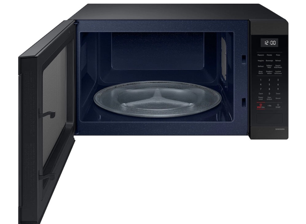 Samsung - 1.9 cu. Ft Counter top Microwave in Matte Black - MS19DG8500MTAC