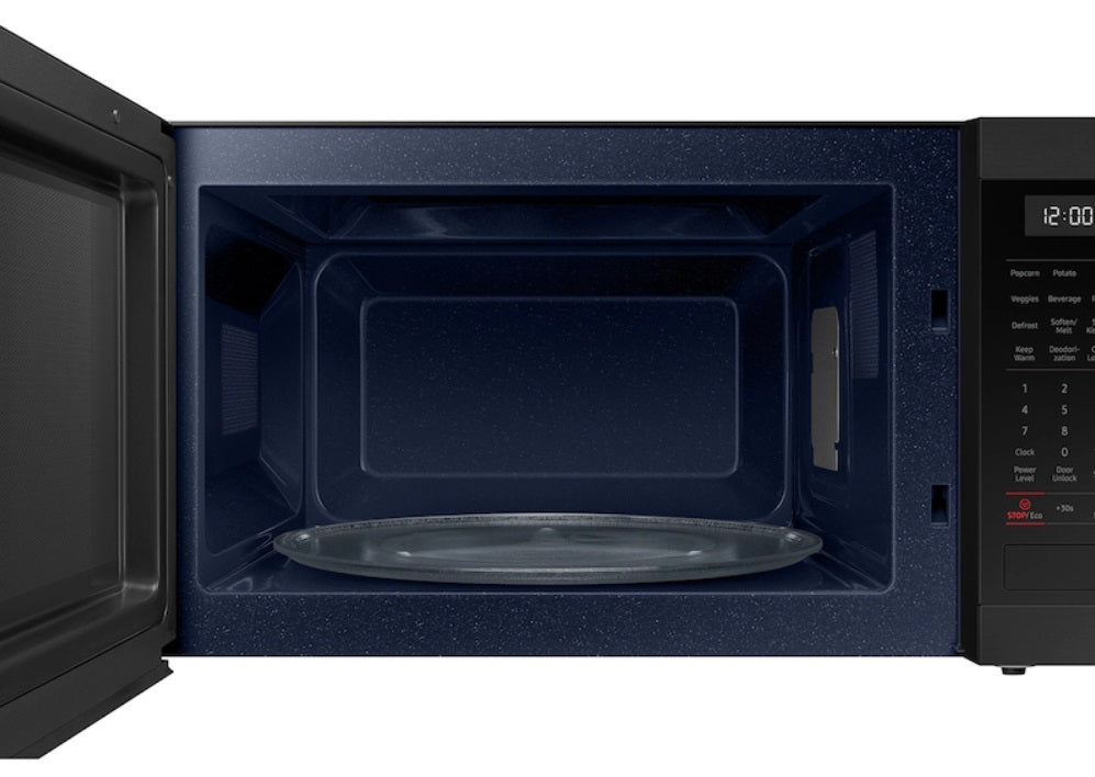 Samsung - 1.9 cu. Ft Counter top Microwave in Matte Black - MS19DG8500MTAC