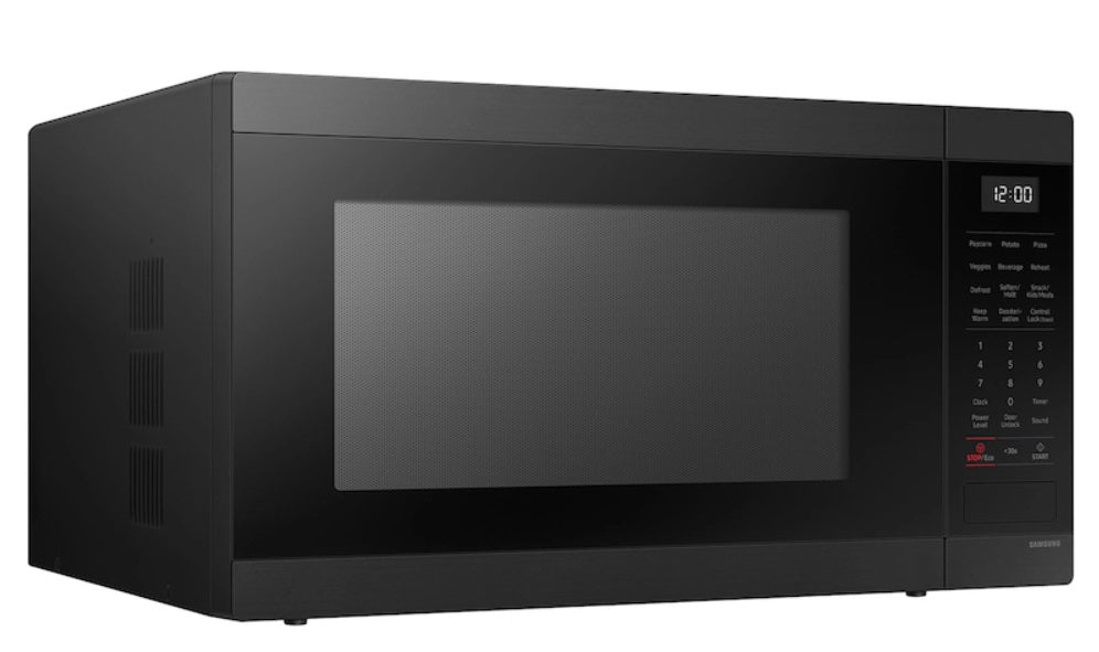 Samsung - 1.9 cu. Ft Counter top Microwave in Matte Black - MS19DG8500MTAC