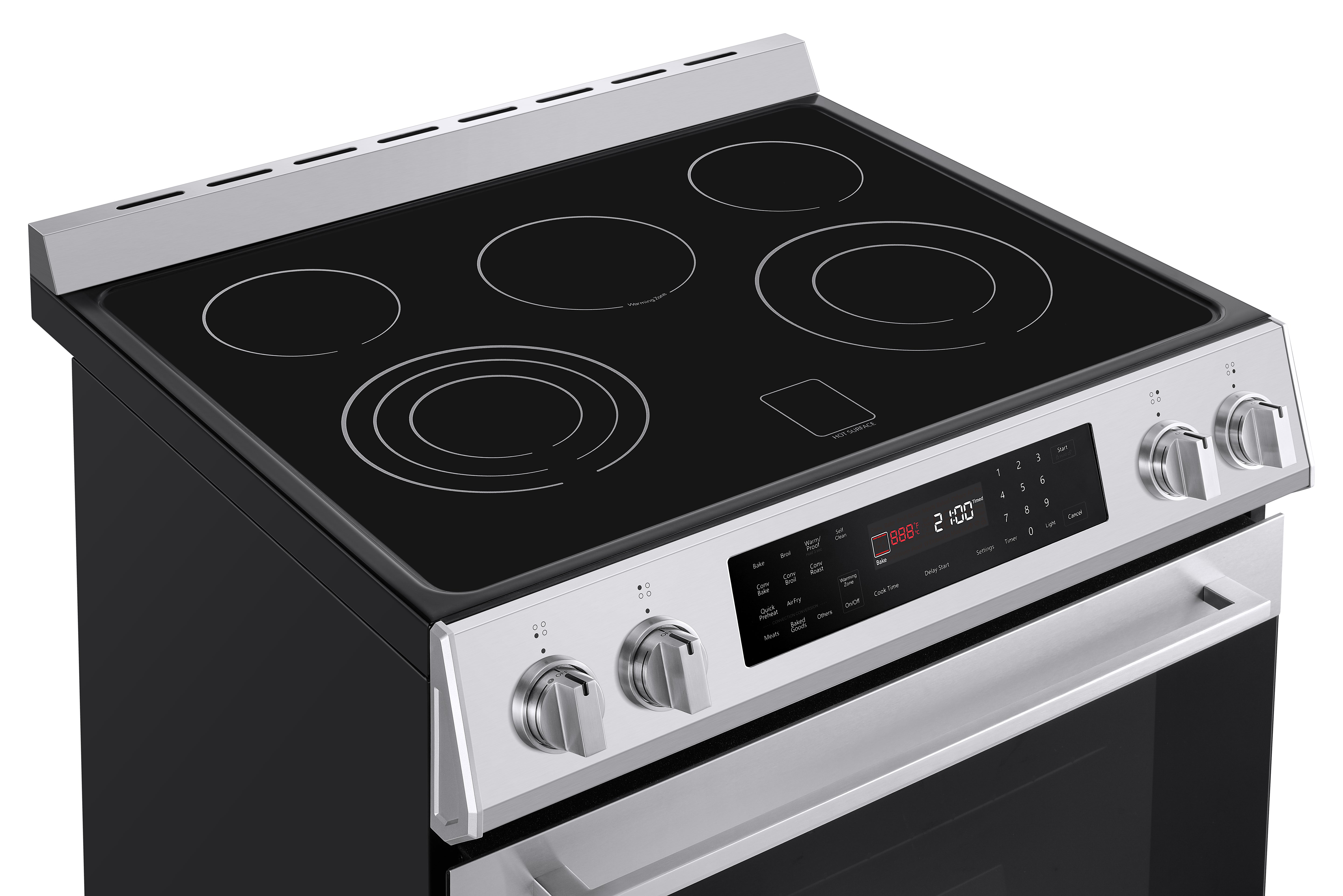 Marathon - 29.92 Inch 5 cu. ft Smooth Top Electric Range in Stainless - MSCER3080SS