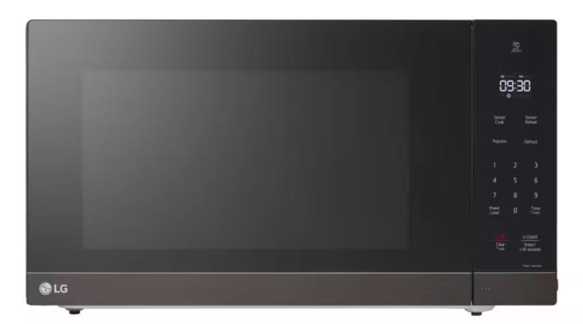 LG - 2 cu. Ft Counter top Microwave in Black Stainless - MSER2090D