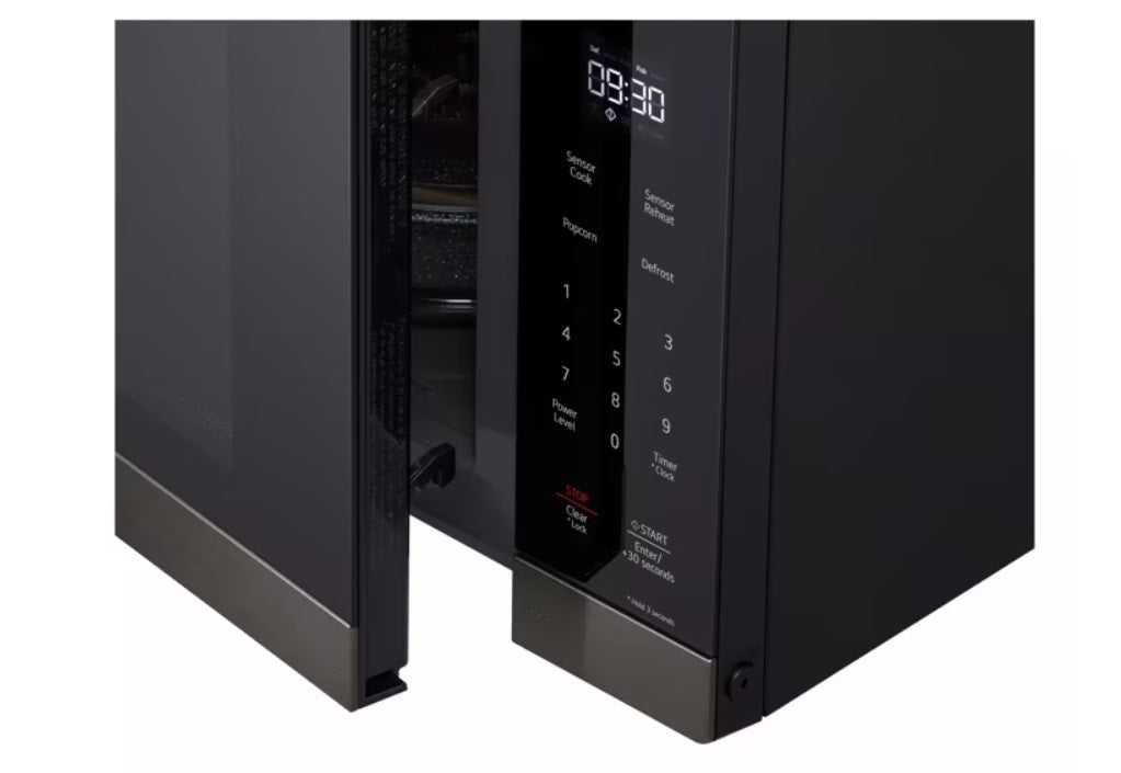 LG - 2 cu. Ft Counter top Microwave in Black Stainless - MSER2090D