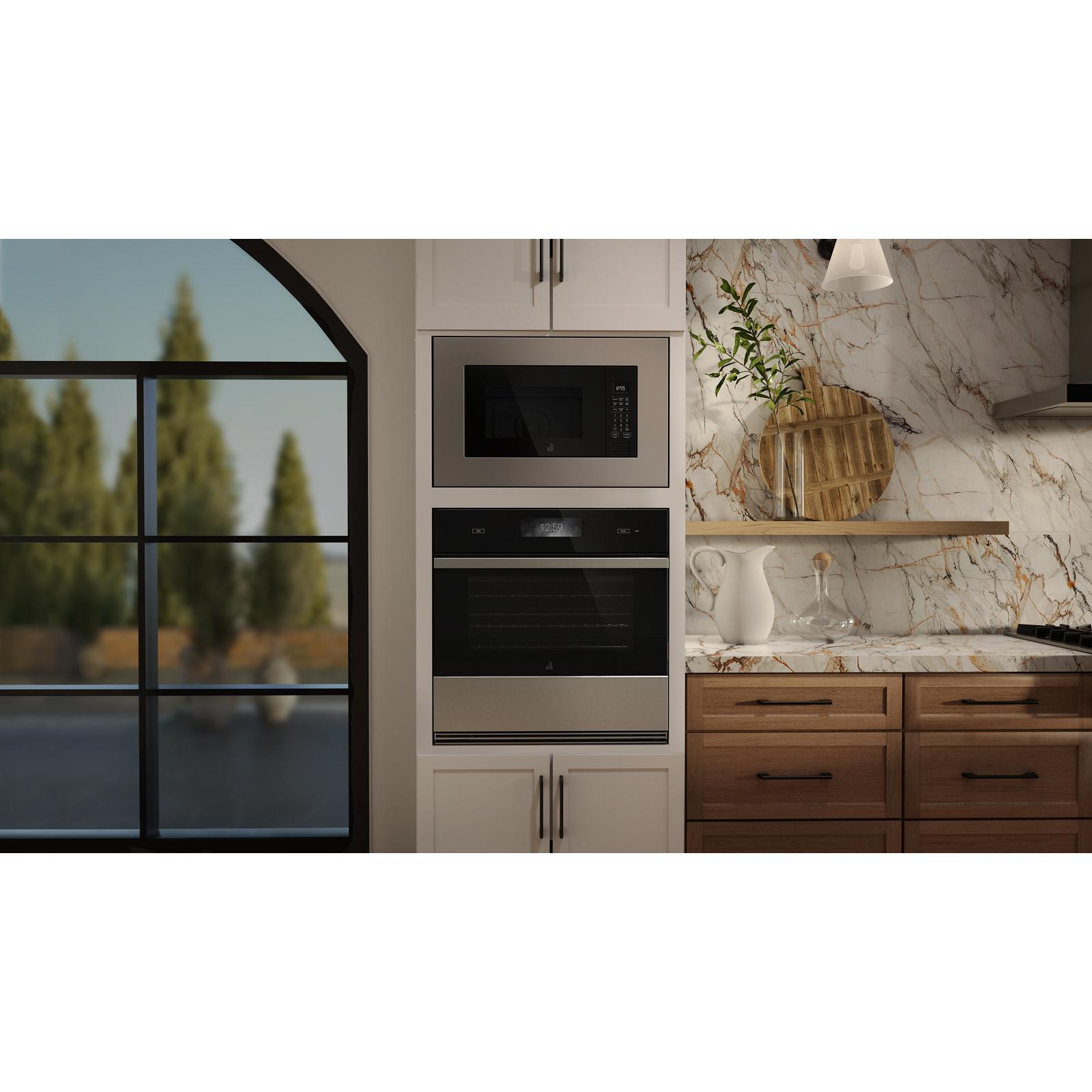 Whirlpool - 30 Inch Countertop Microwave Trim Kit for 1.5 cu. Ft. Microwaves in Stainless - MTK1530PZ