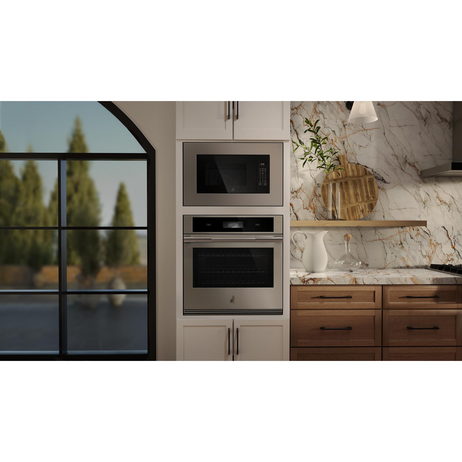 Whirlpool - 30 Inch Countertop Microwave Trim Kit for 1.5 cu. Ft. Microwaves in Stainless - MTK1530PZ