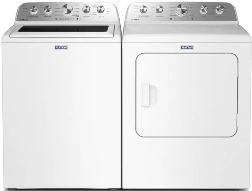Maytag - 5.4 cu. Ft Top Load Washer in White - MTW5605RW