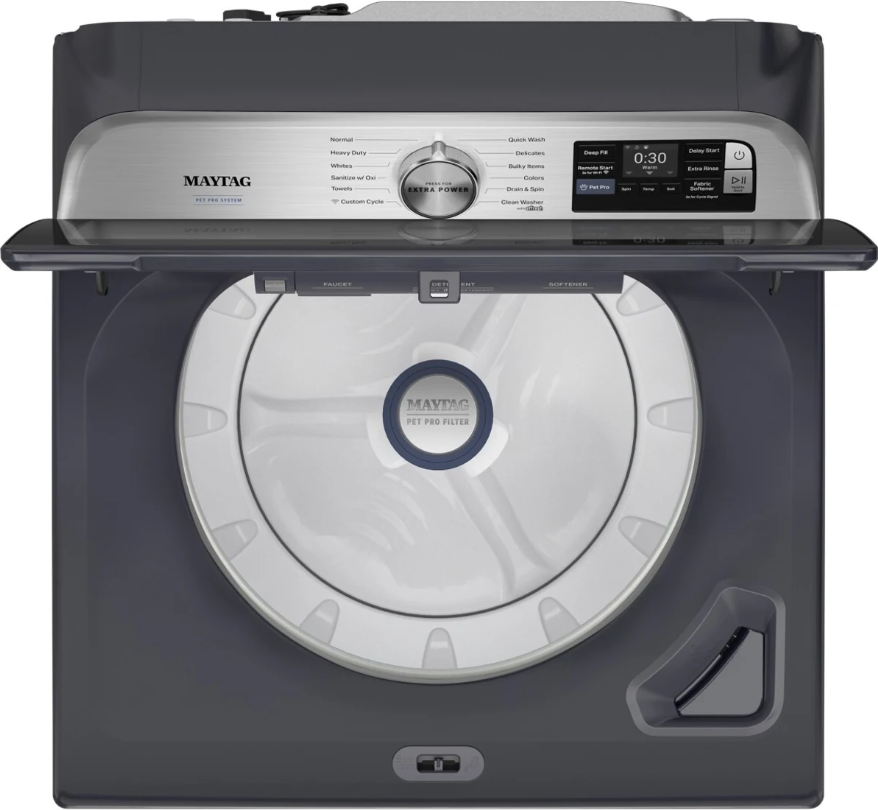 Maytag - 6 cu. Ft Top Load Washer in Black - MTW7205RF