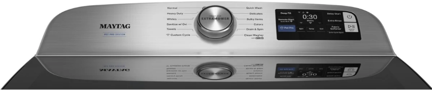 Maytag - 6 cu. Ft Top Load Washer in Black - MTW7205RF