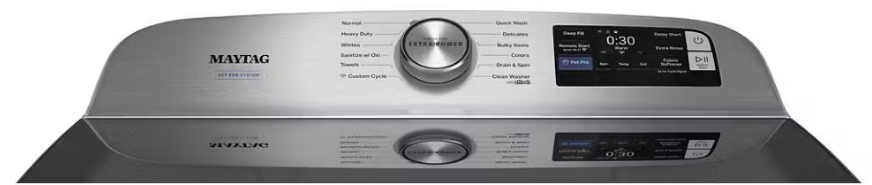 Maytag - 6 cu. Ft Top Load Washer in Stainless - MTW7205RR