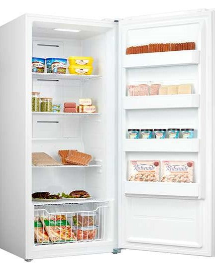 Midea - 13.8 cu. Ft Upright Freezer in White - MU138SWAR1RC1