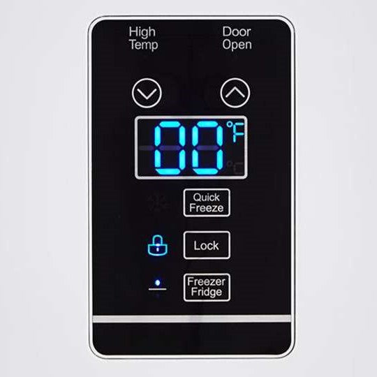 Midea - 13.8 cu. Ft Upright Freezer in White - MU138SWAR1RC1