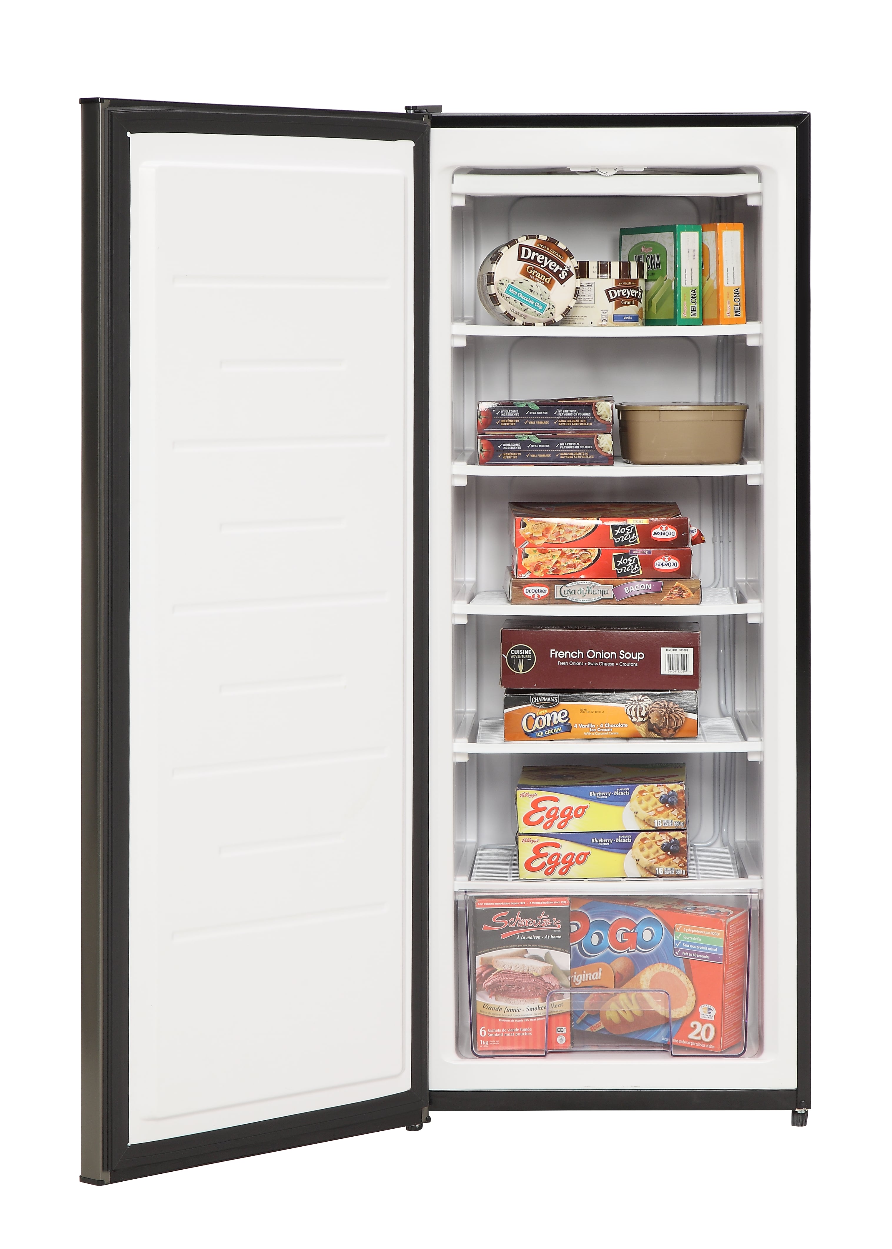 Marathon - 6.5 cu. Ft Upright Freezer in Black Stainless - MUF65BLS-2