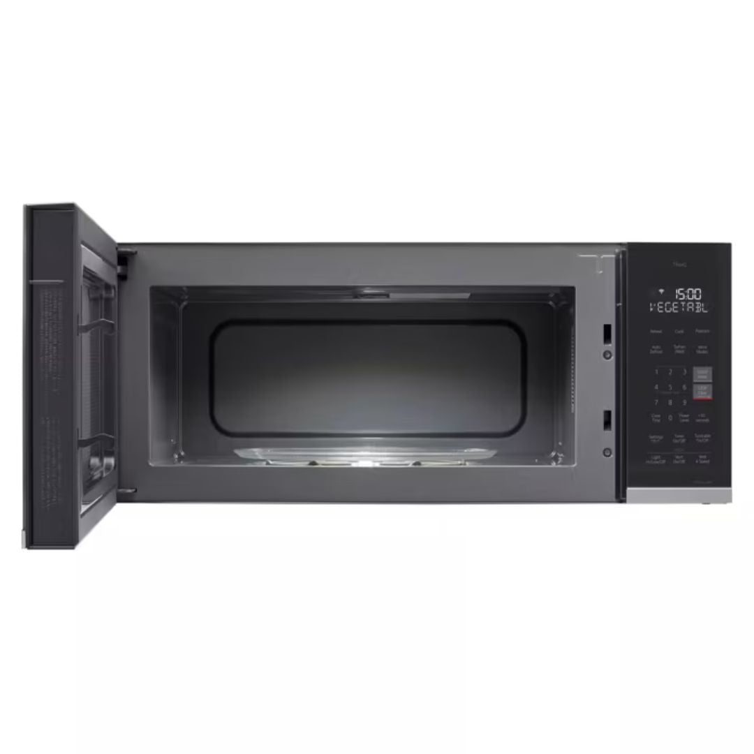 LG - 1.3 cu. Ft Over the range Microwave in Stainless - MVEF1323F