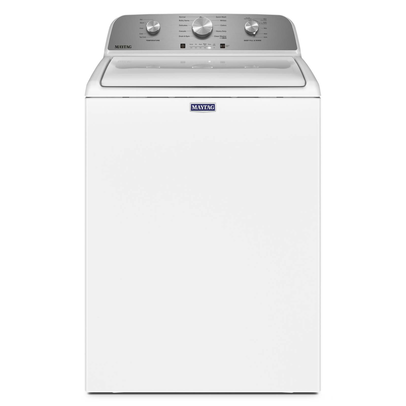Maytag - 5.2 cu. Ft Top Load Washer in White - MVW4505MW