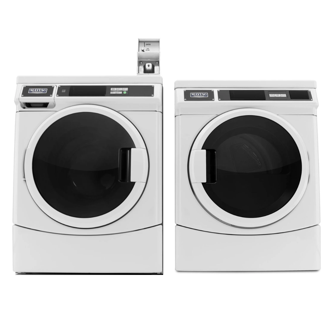 Maytag Laundry Pair - MHN33PDCXW, MDE28PDCZW