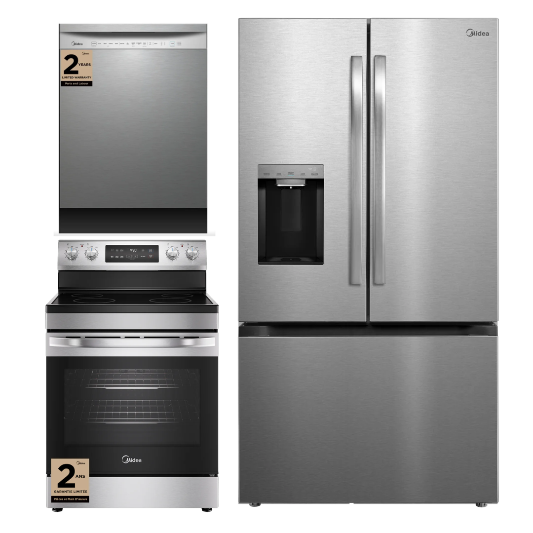 Midea Kitchen Package - MRF29D9BST, MER30B14ASTC, MDF24P1AST