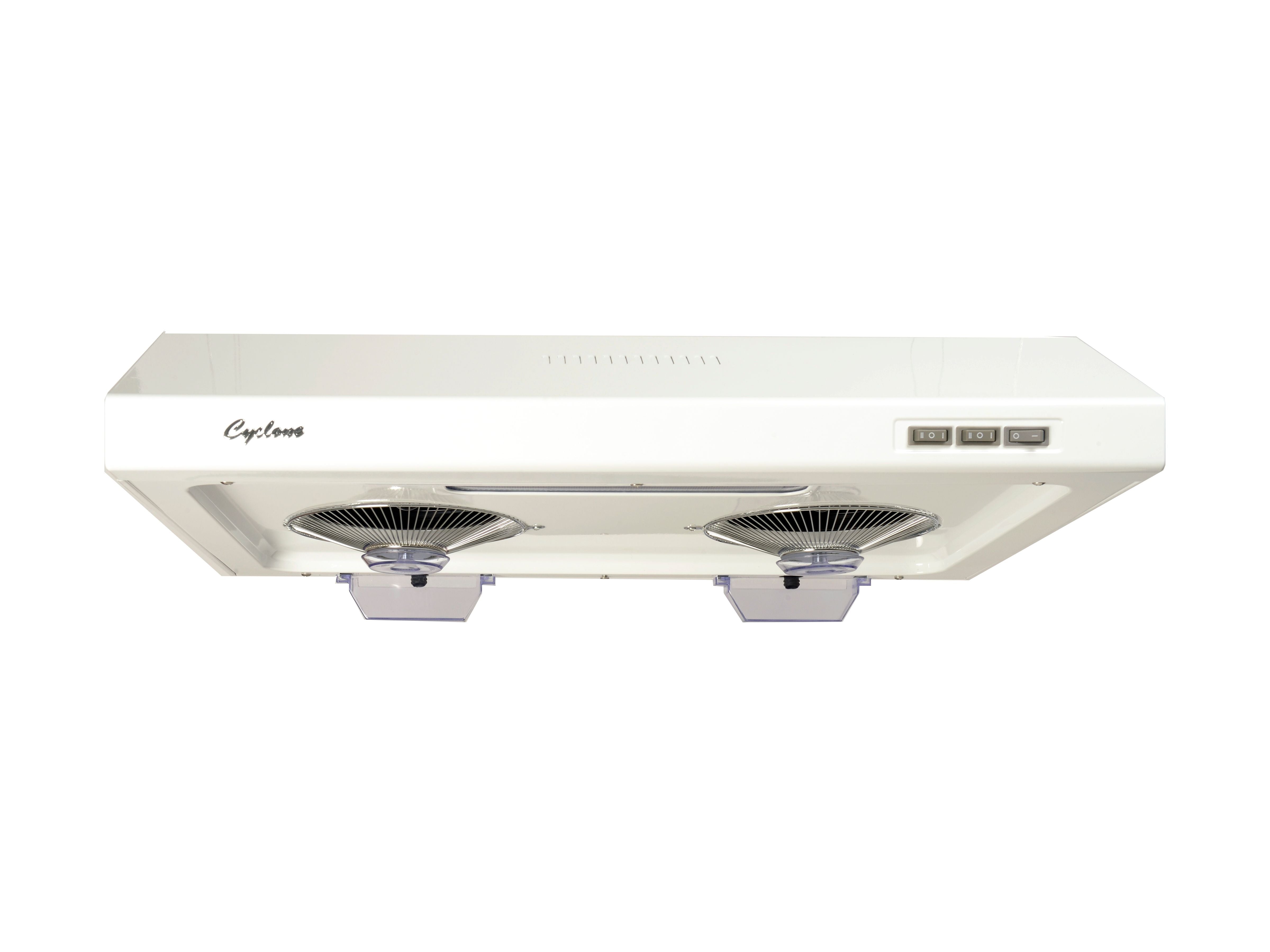 Cyclone - 29.75 Inch 680 CFM Under Cabinet Range Vent in White - NA940DW