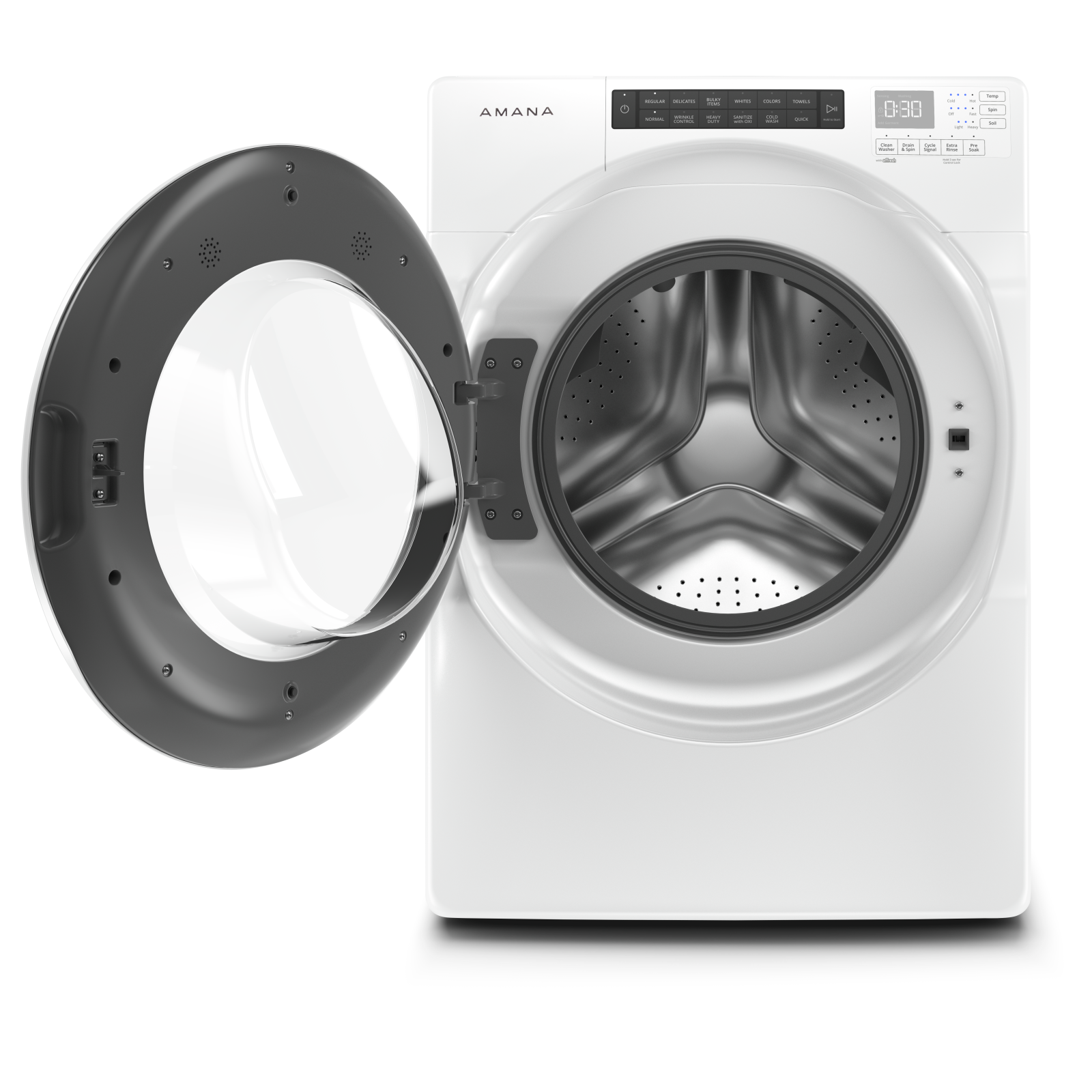 Amana - 5 cu. Ft Front Load Washer in White - NFW5800HW