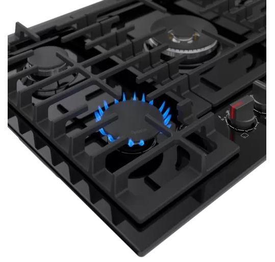 Bosch - 31 Inch Gas Cooktop in Black - NGM8049UC