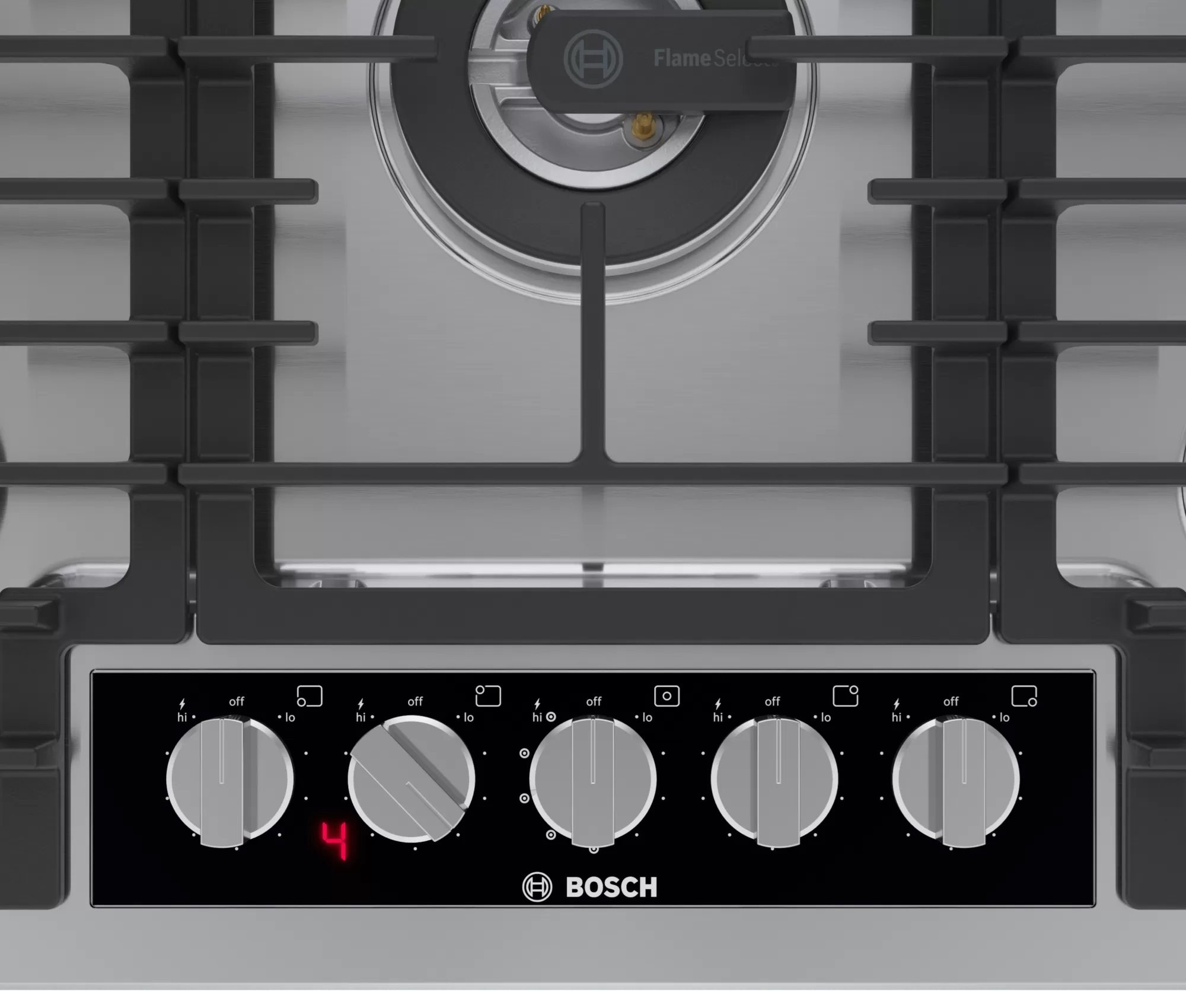 Bosch - 31 Inch Gas Cooktop in Stainless - NGMP059UC