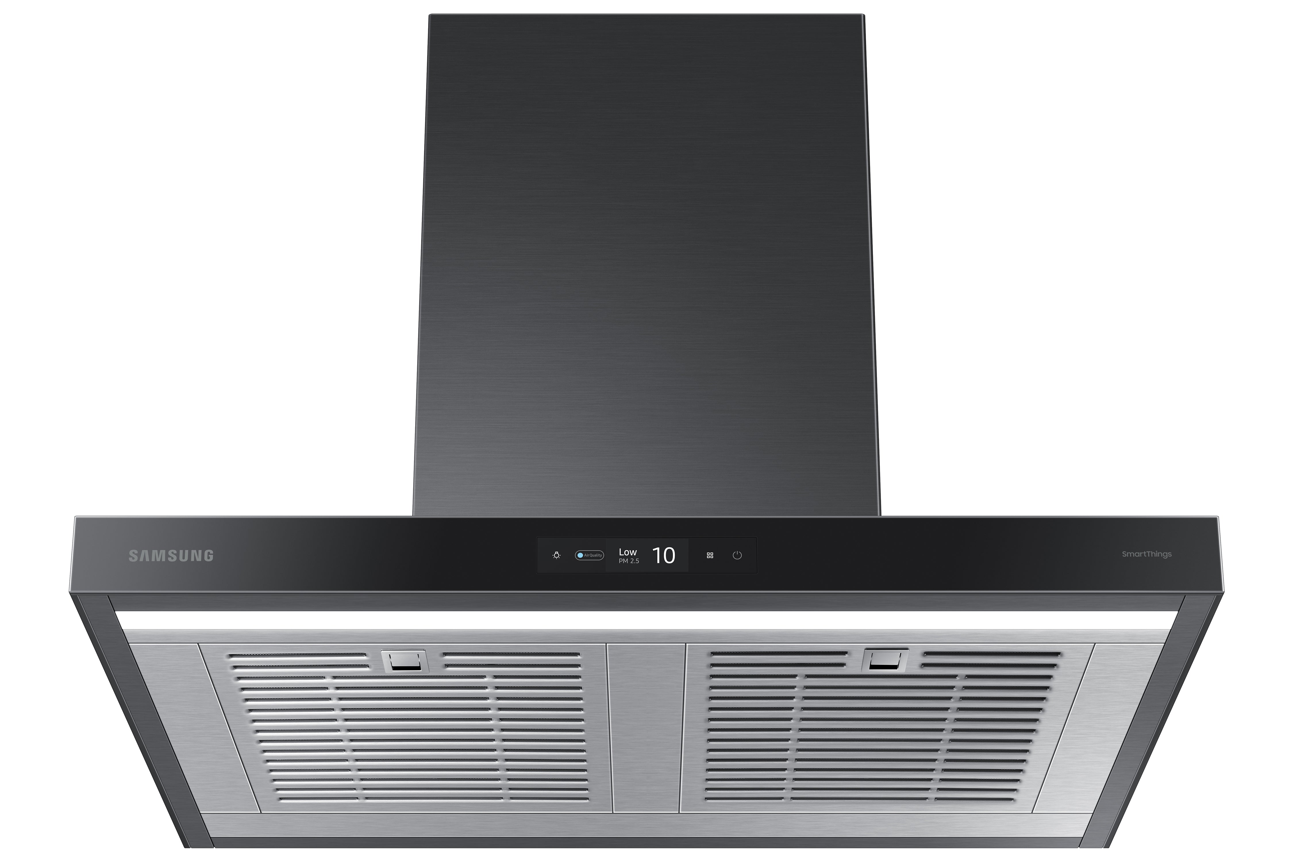 Samsung - 29.9 Inch 630 CFM Wall Mount and Chimney Range Vent in Matte Black - NK30CB700W33AA