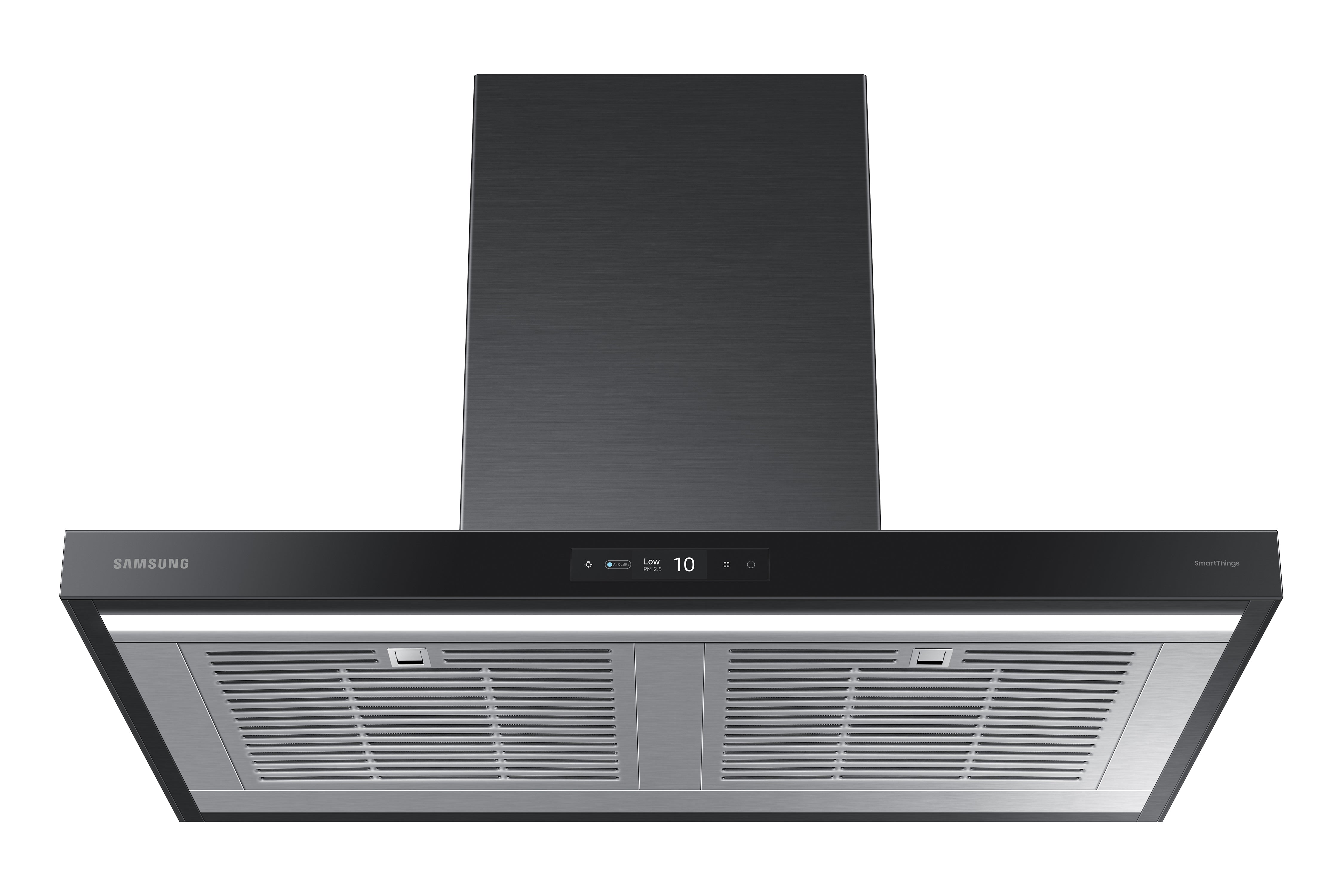 Samsung - 35.4 Inch 630 CFM Wall Mount and Chimney Range Vent in Black - NK36CB700W33AA