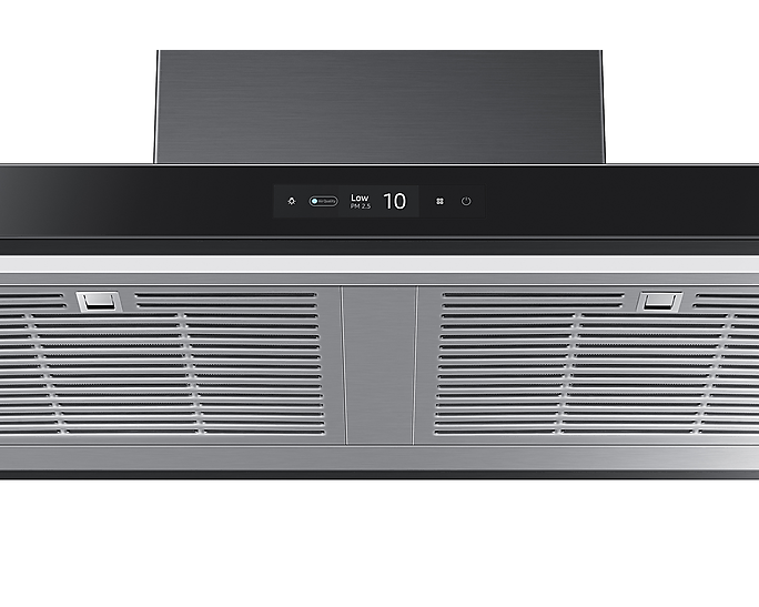 Samsung - 35.4 Inch 630 CFM Wall Mount and Chimney Range Vent in Black - NK36CB700W33AA