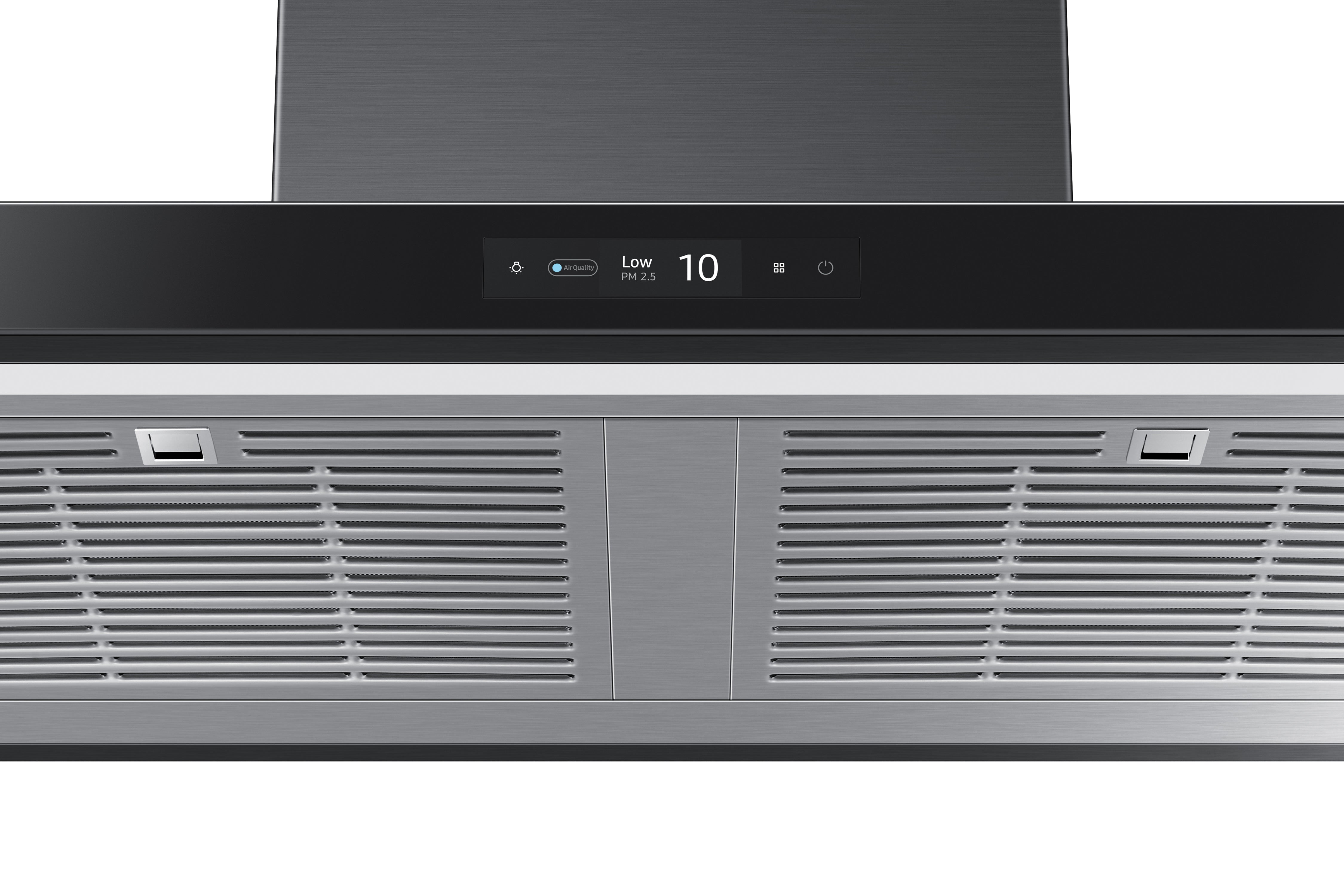 Samsung - 35.4 Inch 630 CFM Wall Mount and Chimney Range Vent in Black - NK36CB700W33AA