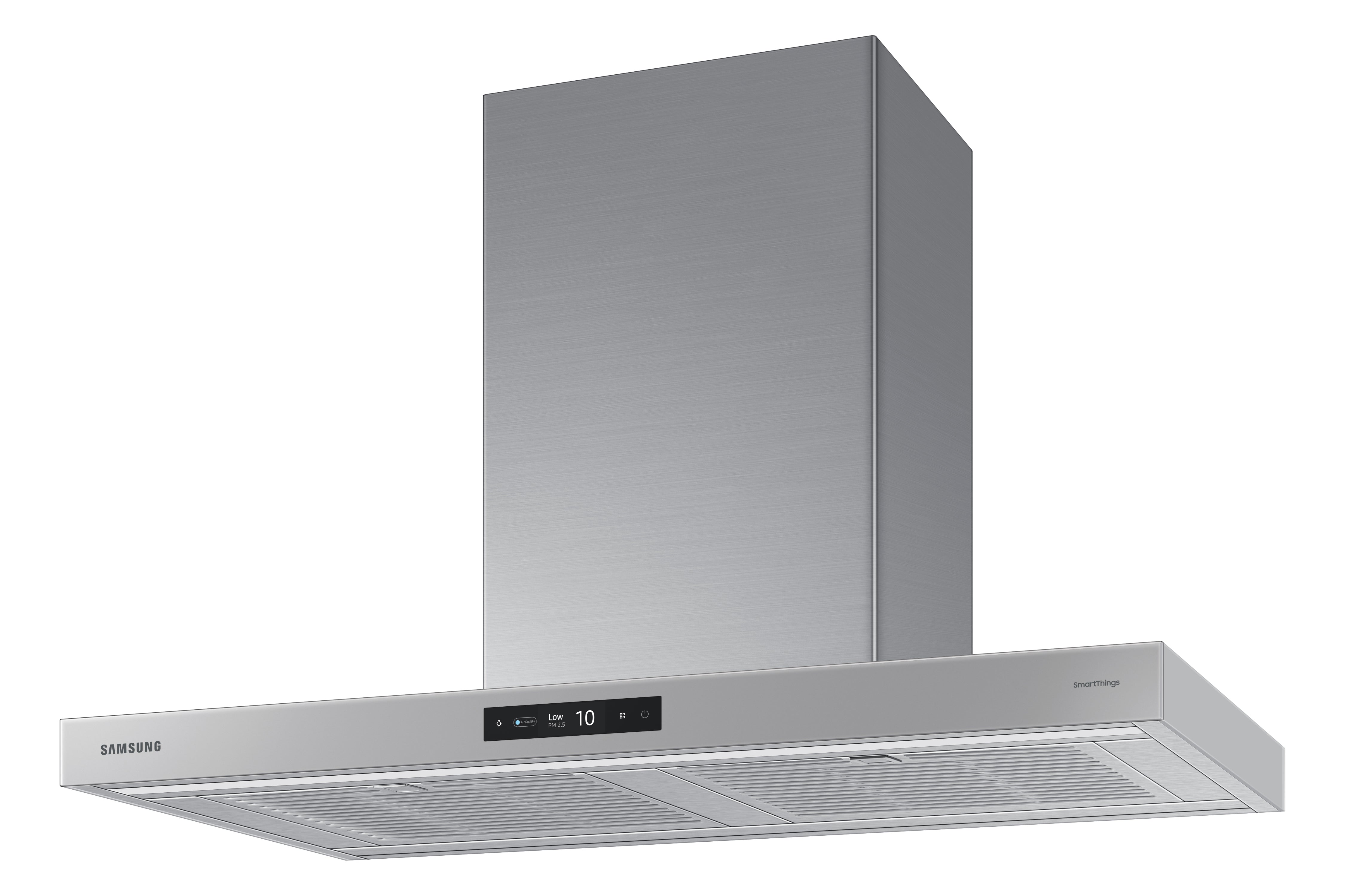 Samsung - 35.4 Inch 630 CFM Wall Mount and Chimney Range Vent in Grey - NK36CB700WCGAA