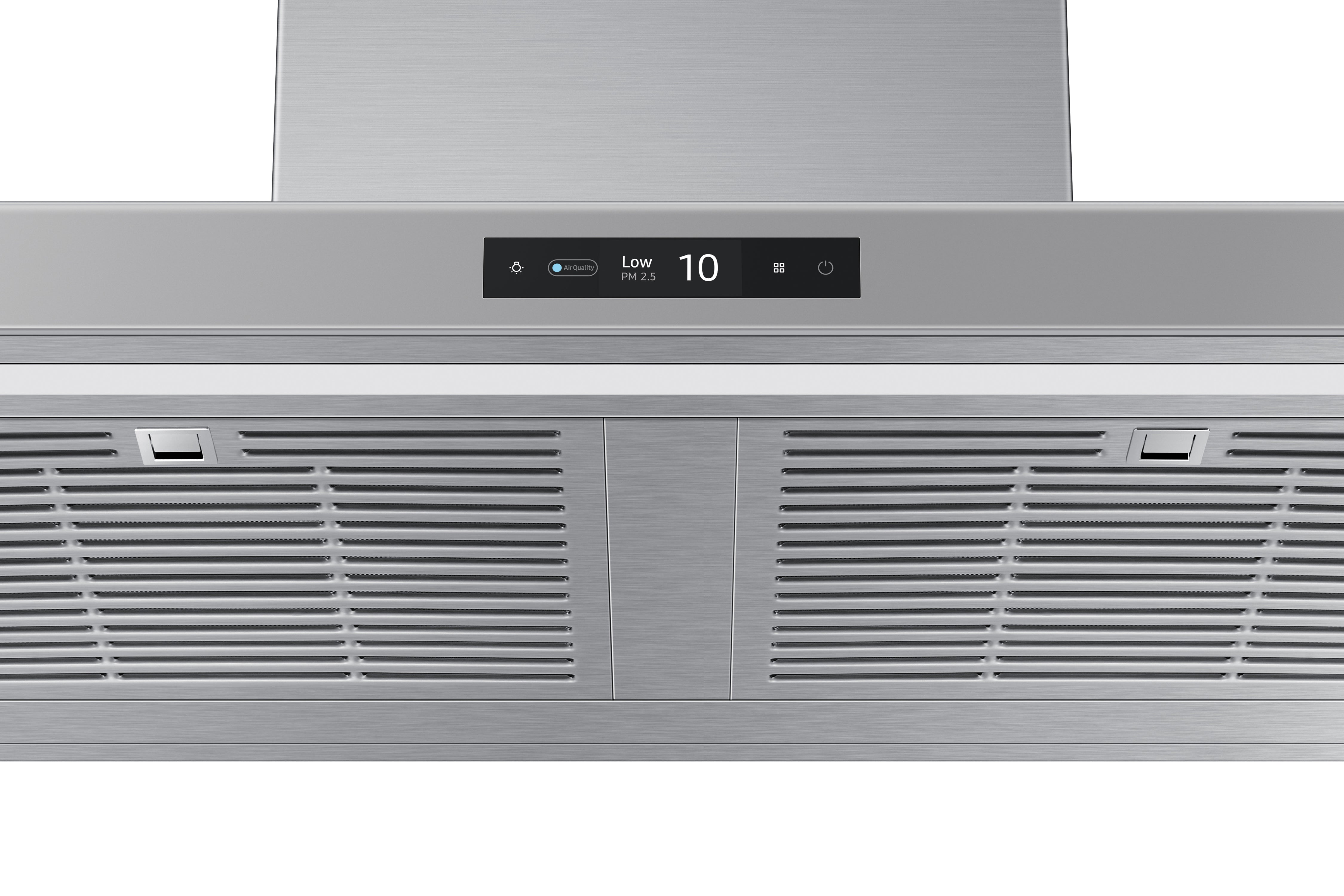 Samsung - 35.4 Inch 630 CFM Wall Mount and Chimney Range Vent in Grey - NK36CB700WCGAA