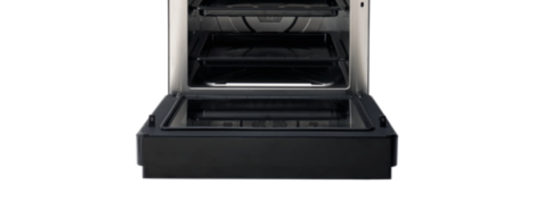 Panasonic - 1.1 cu. Ft Counter top Microwave in Black - NNCS89LB