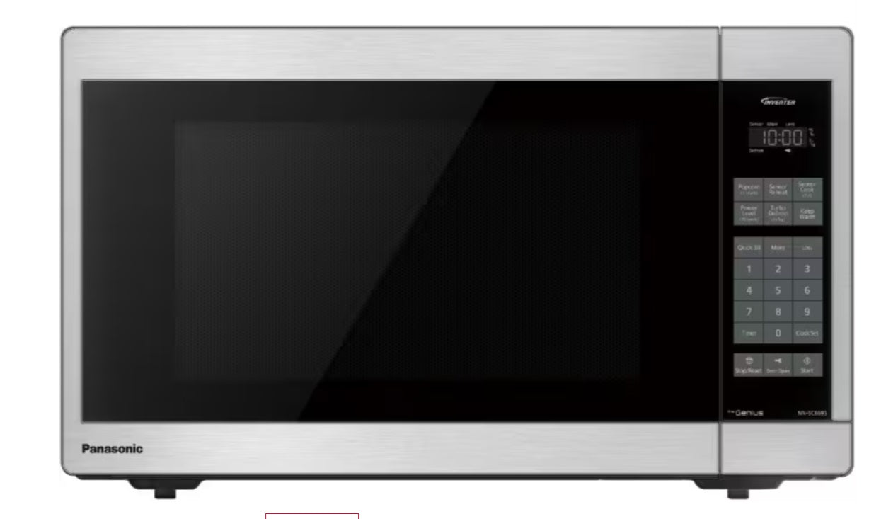 Panasonic - 1.3 cu. Ft Counter top Microwave in Stainless - NNSC669SC