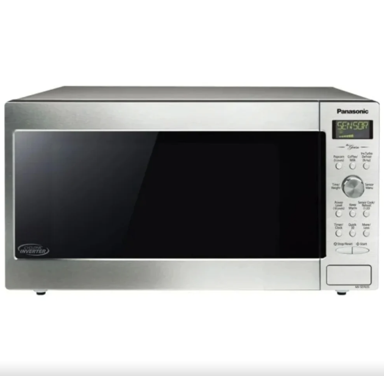 Panasonic - 1.6 cu. Ft Counter top Microwave in Stainless - NNSD765SC