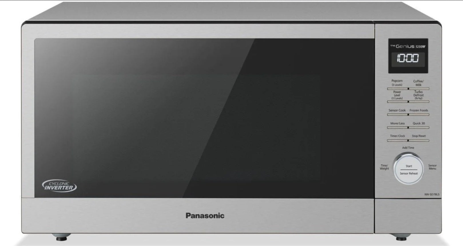 Panasonic - 1.6 cu. Ft Counter top Microwave in Stainless - NNSD78LSC