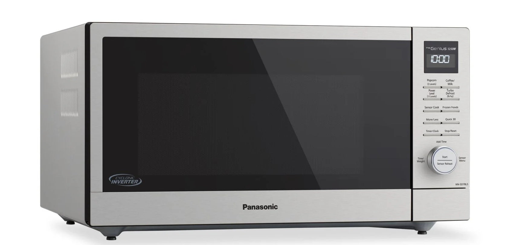 Panasonic - 1.6 cu. Ft Counter top Microwave in Stainless - NNSD78LSC