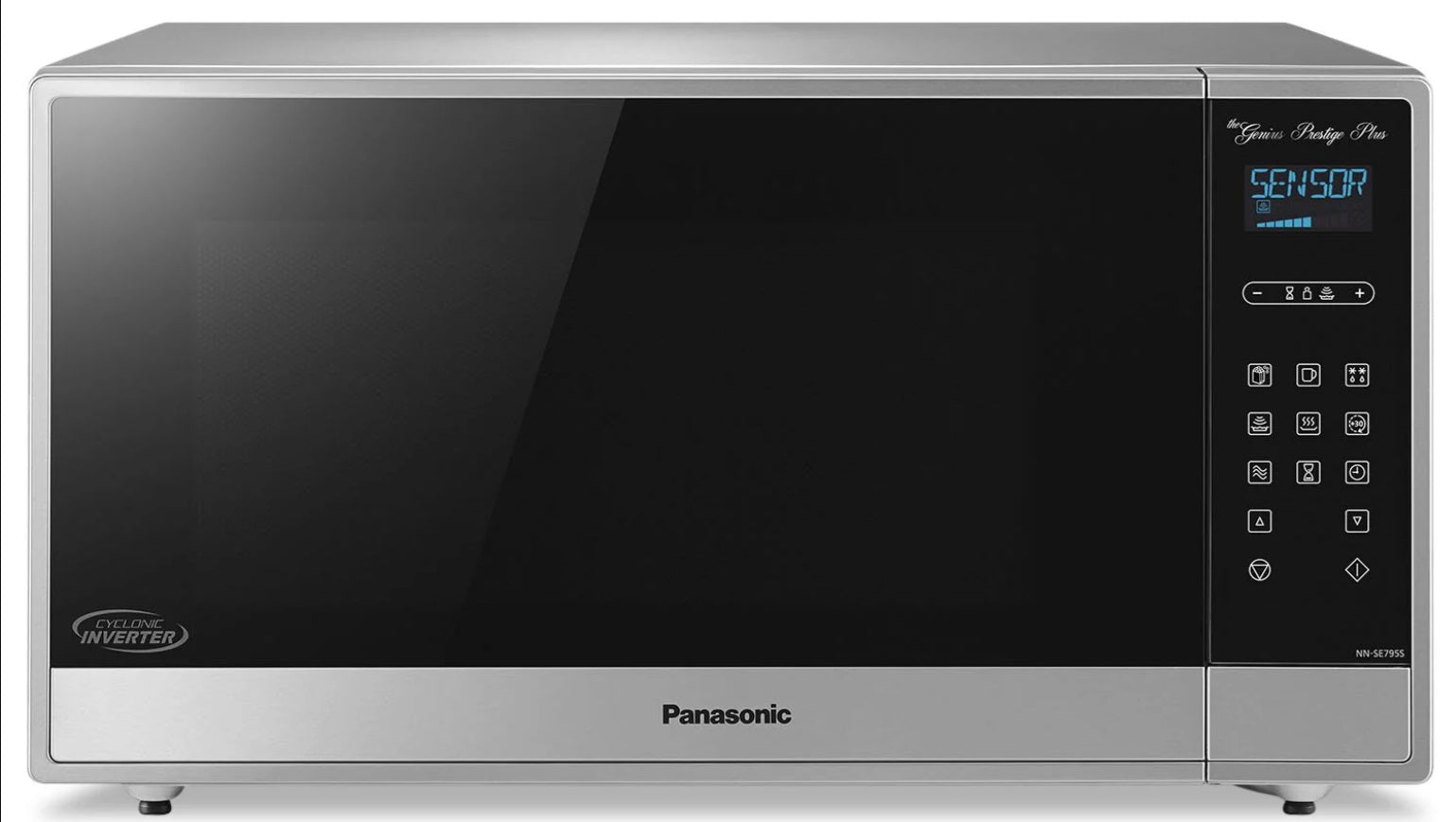 Panasonic - 1.6 cu. Ft Counter top Microwave in Stainless - NNSE795SC