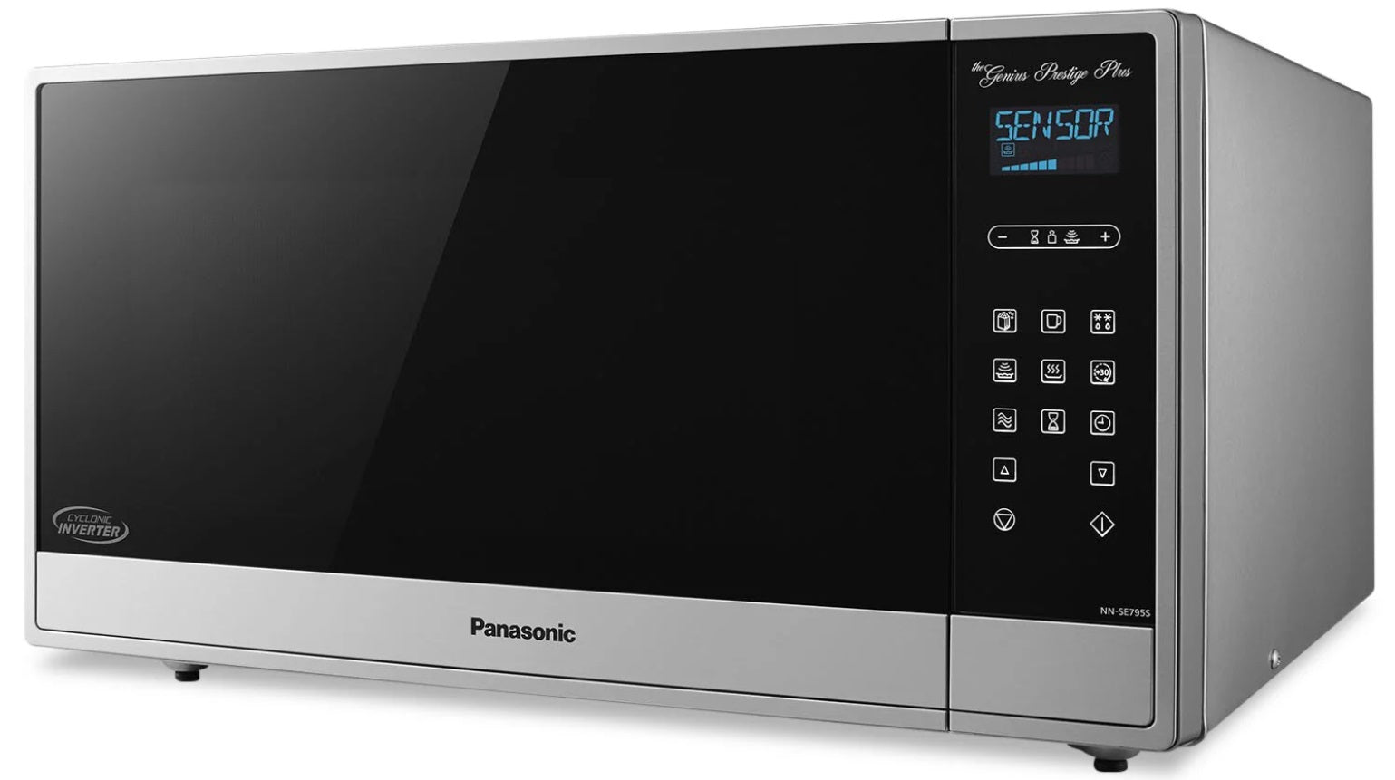 Panasonic - 1.6 cu. Ft Counter top Microwave in Stainless - NNSE795SC