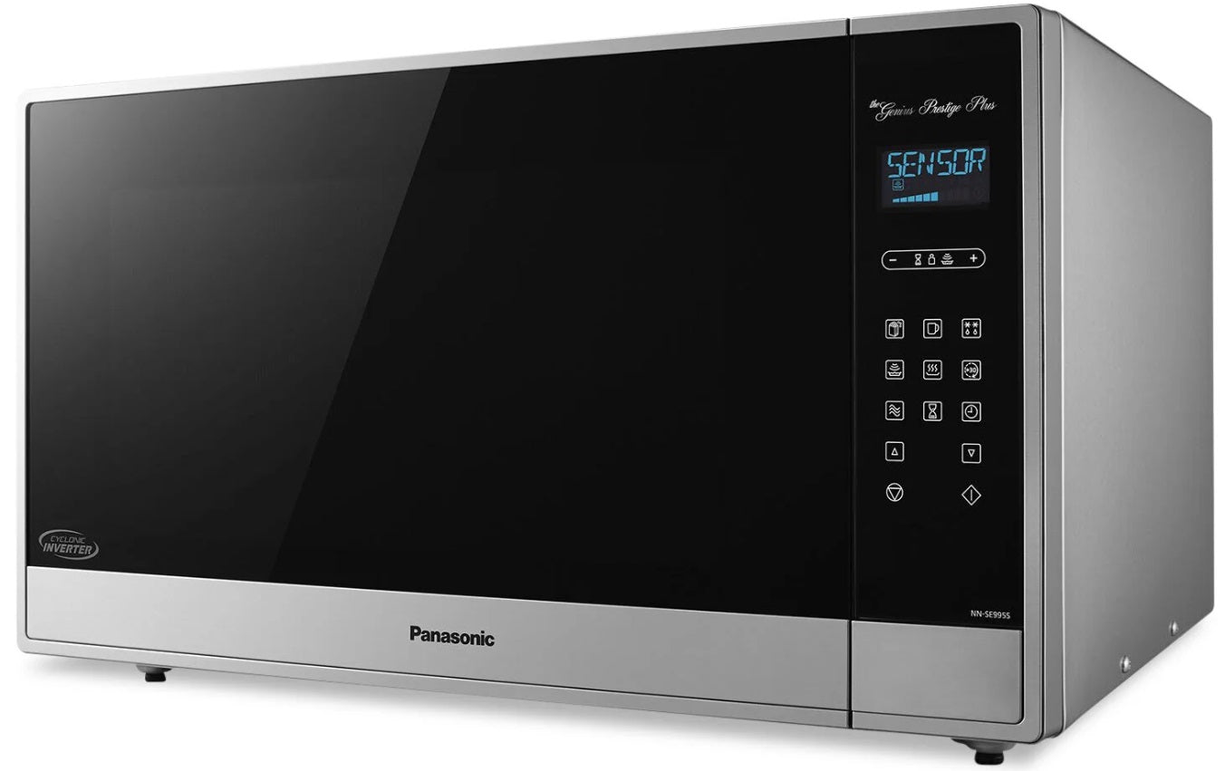 Panasonic - 2.2 cu. Ft Counter top Microwave in Stainless - NNSE995SC