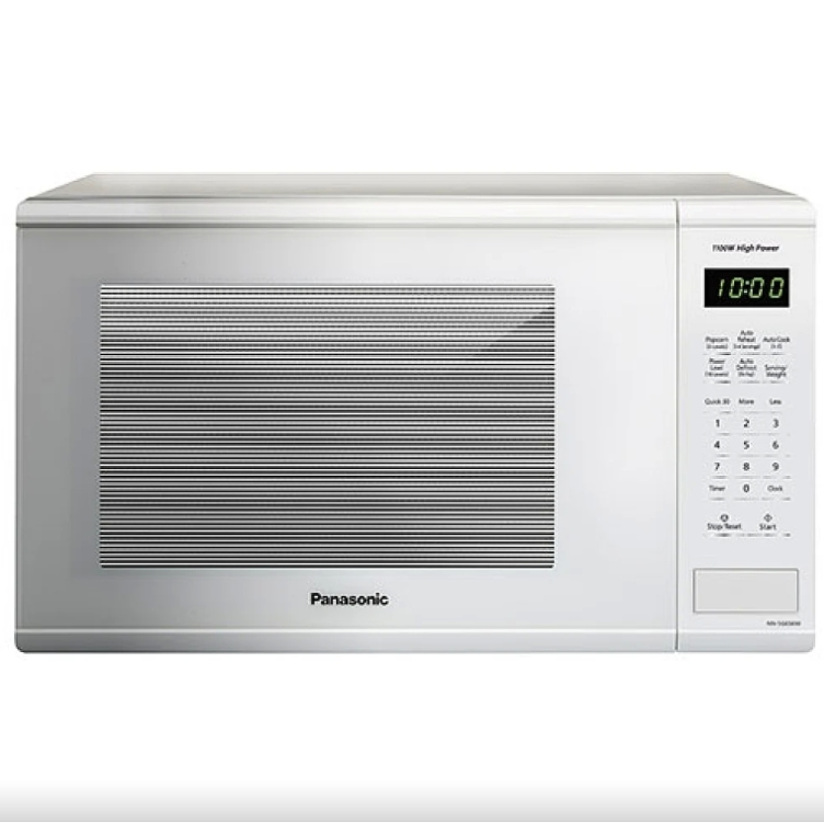 Panasonic - 1.3 cu. Ft Counter top Microwave in White - NNSG656WC