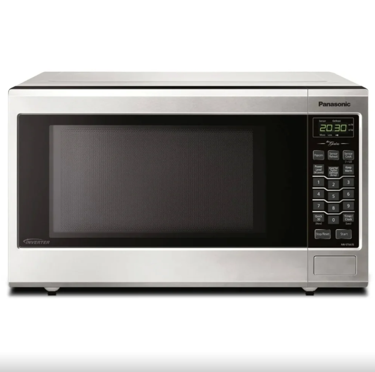 Panasonic - 1.2 cu. Ft Counter top Microwave in Stainless - NNST663SCC
