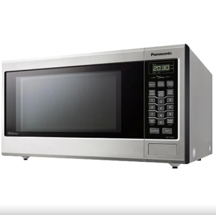 Panasonic - 1.2 cu. Ft Counter top Microwave in Stainless - NNST663SCC