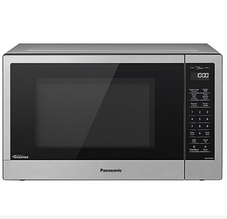 Panasonic - 1.2 cu. Ft Counter top Microwave in Stainless - NNST67KSC