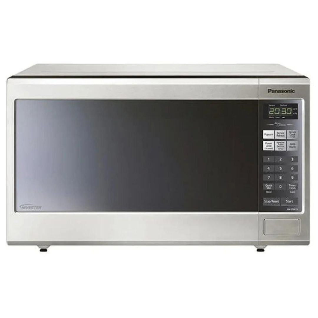 Panasonic - 1.2 cu. Ft Counter top Microwave in Stainless - NNST681SCC