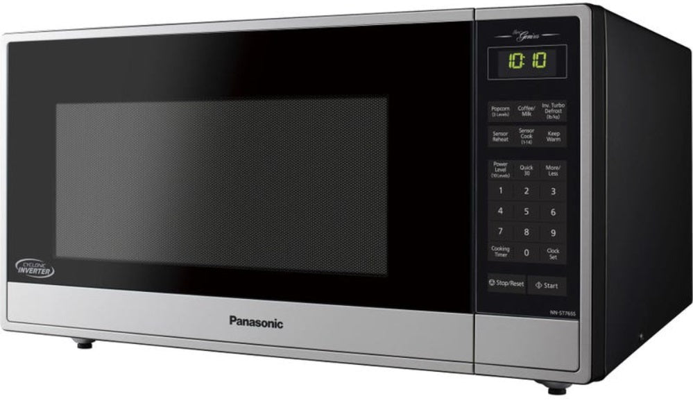 Panasonic - 1.6 cu. Ft Counter top Microwave in Stainless - NNST765SC