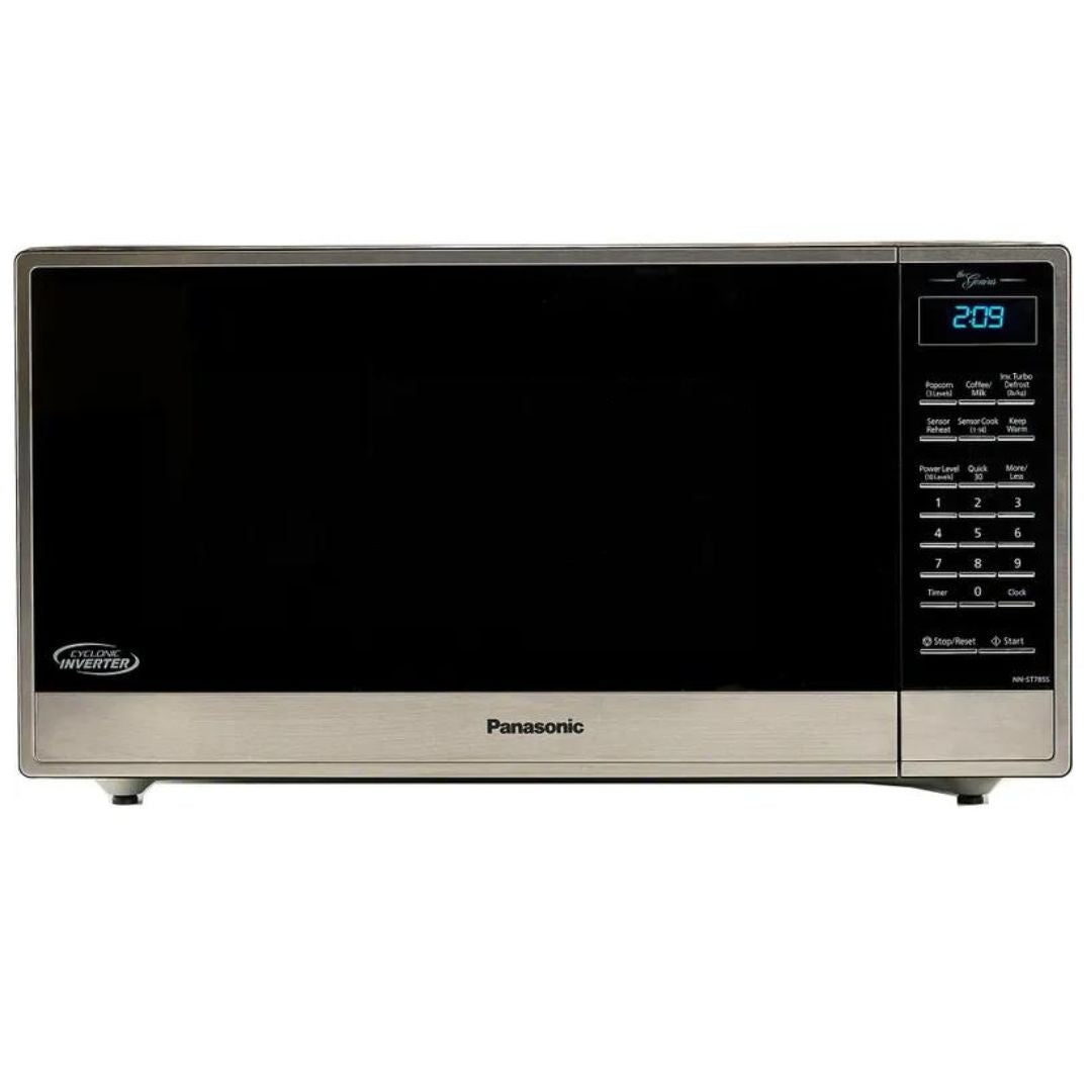 Panasonic - 1.6 cu. Ft Counter top Microwave in Stainless - NNST785SC