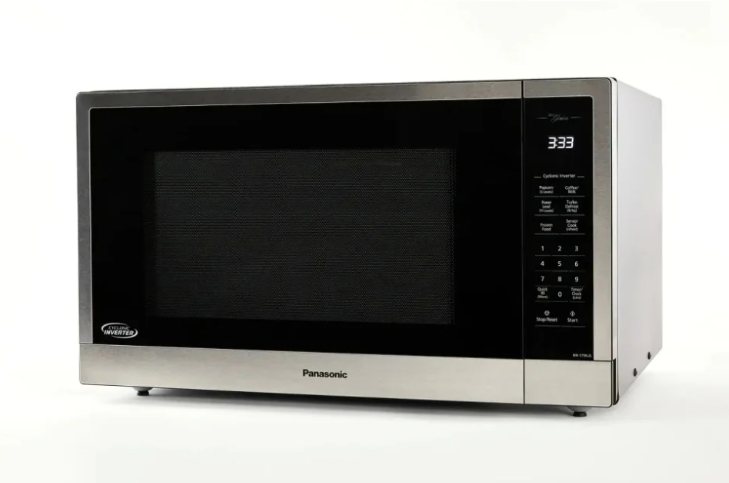Panasonic - 2.2 cu. Ft Counter top Microwave in Stainless - NNST96JSC